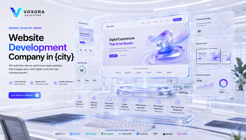 Website Designing & Development services in Chennai