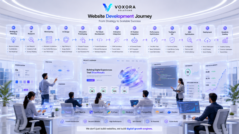 Website Designing & Development process and delivery workflow